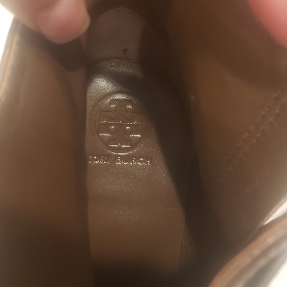 Tory Burch Elina brown leather ankle booties size 10 - Picture 11 of 11